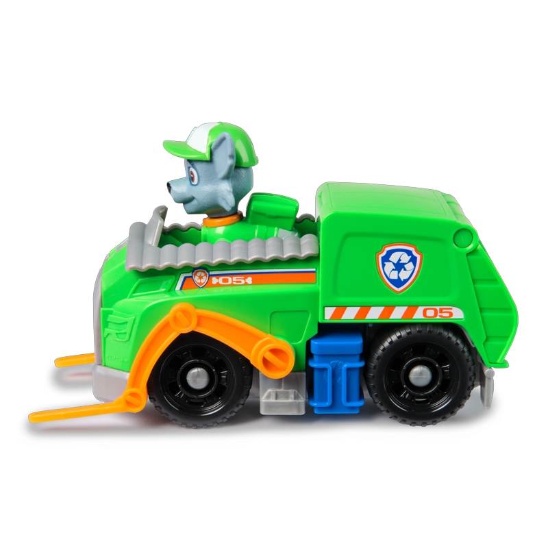 VEHICULO CON FIGURA DE ROCKY PAW PATROL - 6