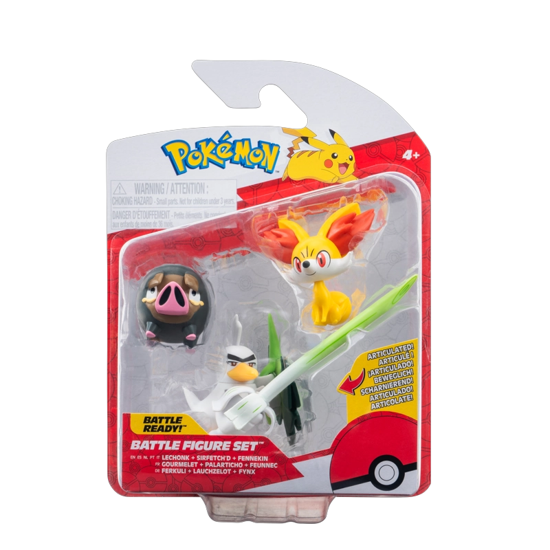 PACK DE 3 FIGURAS BATALLA 5 CM POKE MON - 1