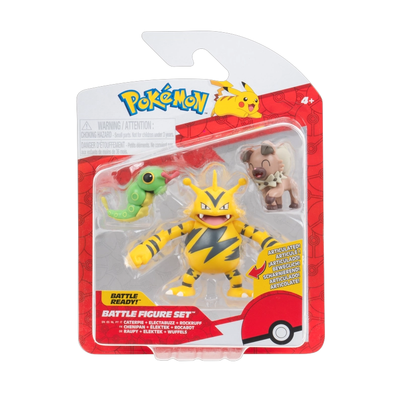 PACK DE 3 FIGURAS DE BATALLA POKE MON - 1