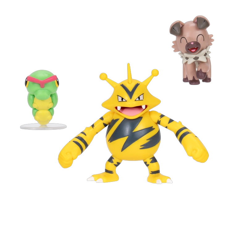 PACK DE 3 FIGURAS DE BATALLA POKE MON - 3