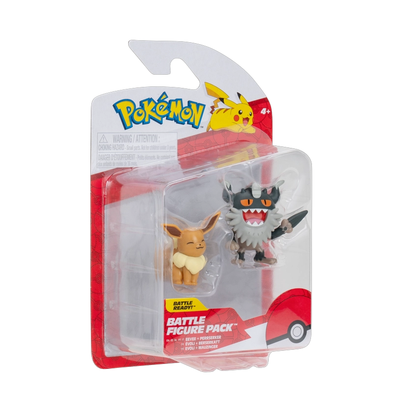 PACK FIGURAS DE BATALLA EEVEE Y PERRSERKER POKE MON - 2