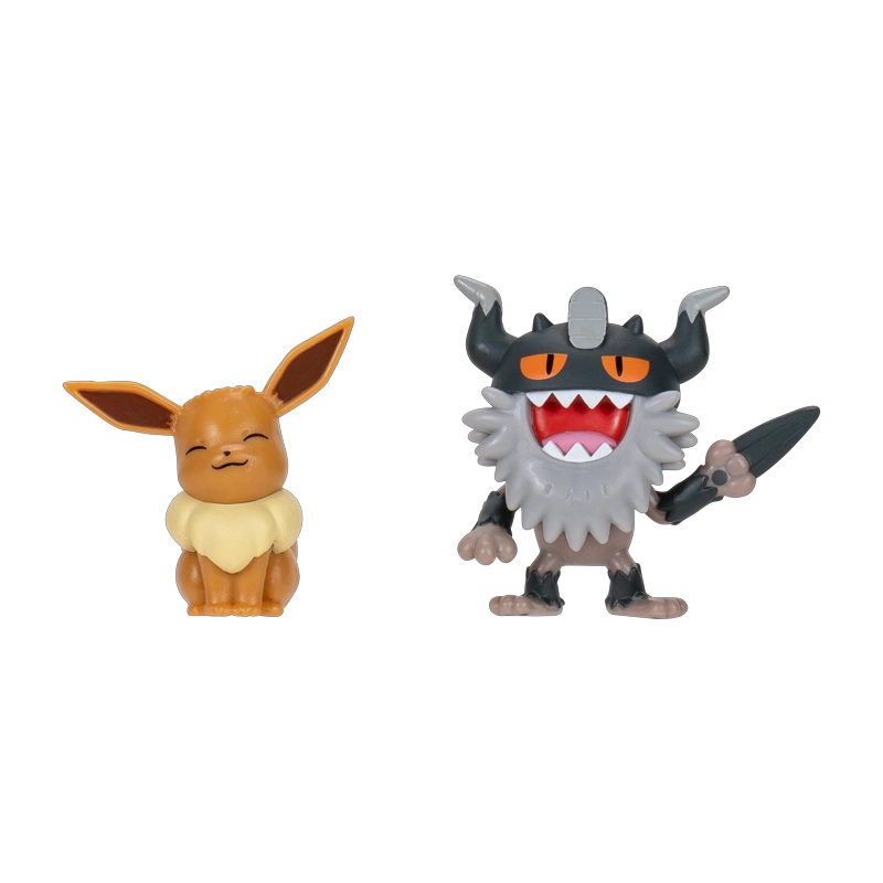 PACK FIGURAS DE BATALLA EEVEE Y PERRSERKER POKE MON - 3