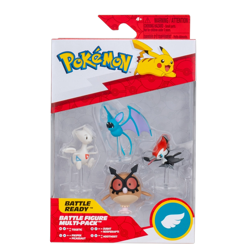 PACK DE 4 FIGURAS 5 CM DE BATALLA POKE MON - 1