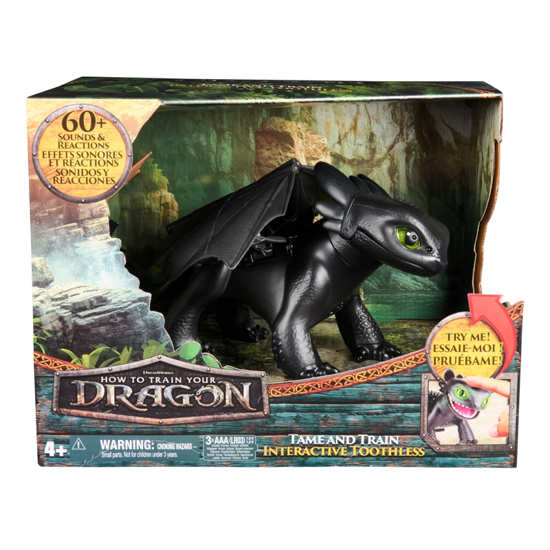 FIGURA DE CHIMUELO CON MECANISMO COMO ENTRENAR A TU DRAGON - 1