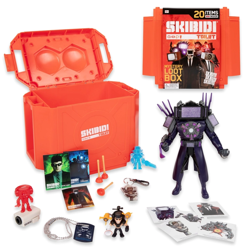 CAJA BOTIN MISTERIOSA GIGANTE DE SKIBIDI TOILET - 5