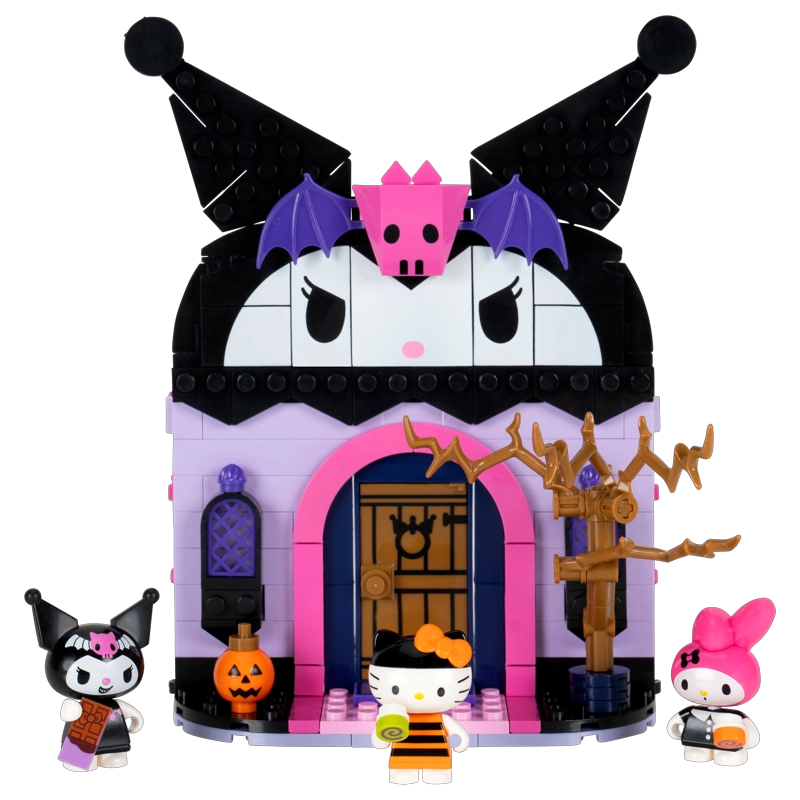 CASA ENCANTADA ARMABLE DE KUROMI CON MINIFIGURAS HELLO KITTY - 3