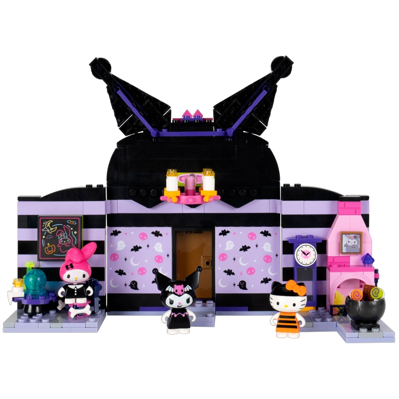 CASA ENCANTADA ARMABLE DE KUROMI CON MINIFIGURAS HELLO KITTY - 5