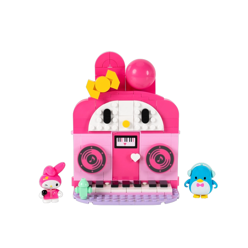 PLAYSET CONSTRUCCION TIENDA DE MUSICA MY MELODY HELLO KITTY - 3