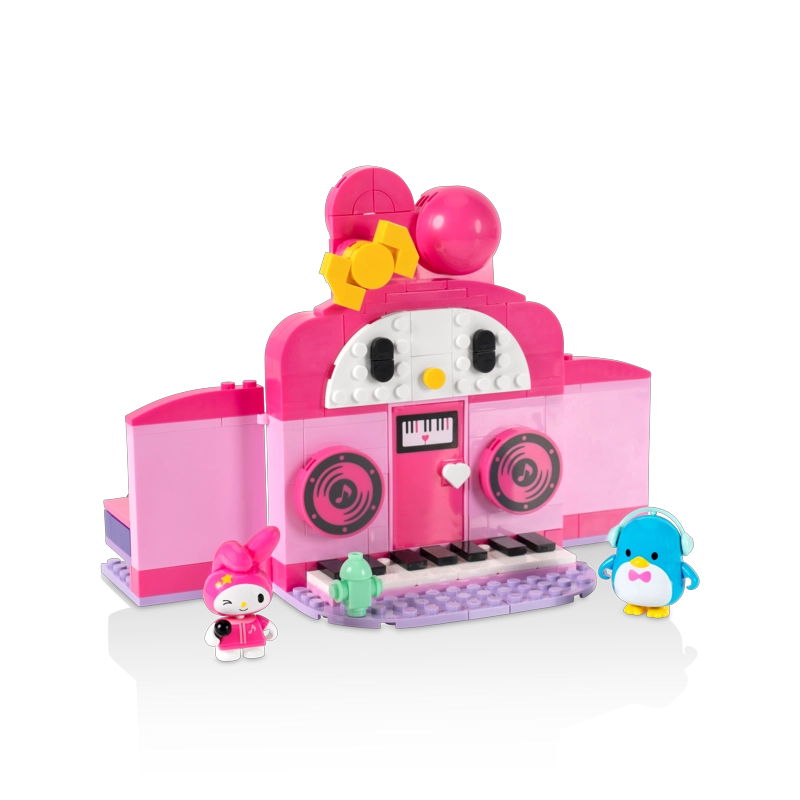 PLAYSET CONSTRUCCION TIENDA DE MUSICA MY MELODY HELLO KITTY - 4
