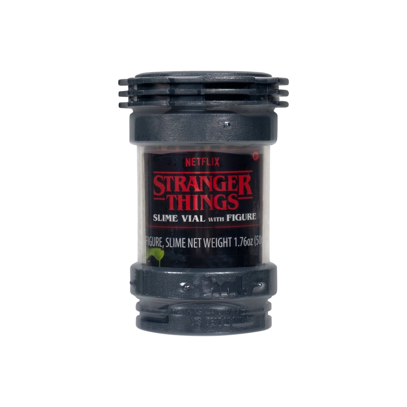 CAPSULA CON FIGURA MISTERIOSA Y SLIME STRANGER THINGS - 1