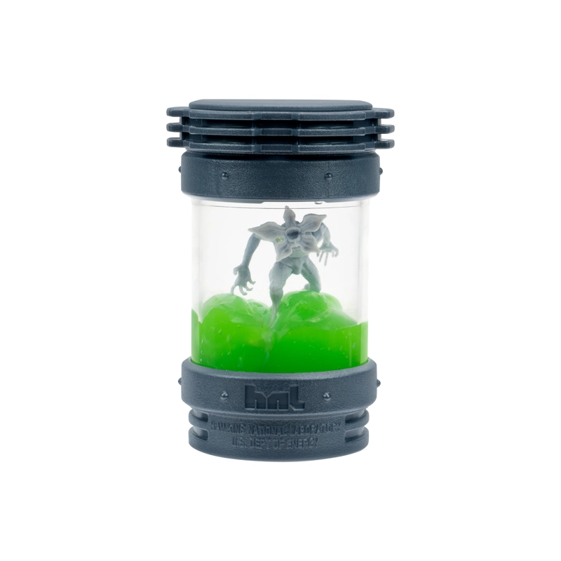 CAPSULA CON FIGURA MISTERIOSA Y SLIME STRANGER THINGS - 2
