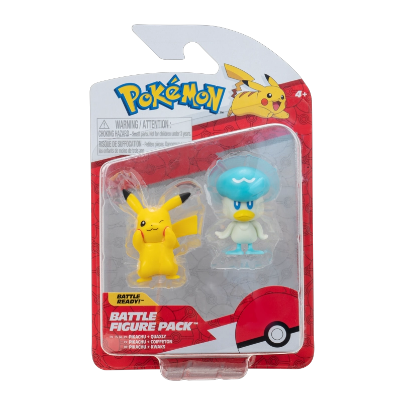 PACK FIGURAS DE QUAXLY Y PIKACHU POKEMON - 1