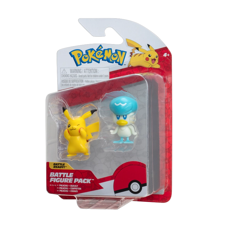 PACK FIGURAS DE QUAXLY Y PIKACHU POKEMON - 2