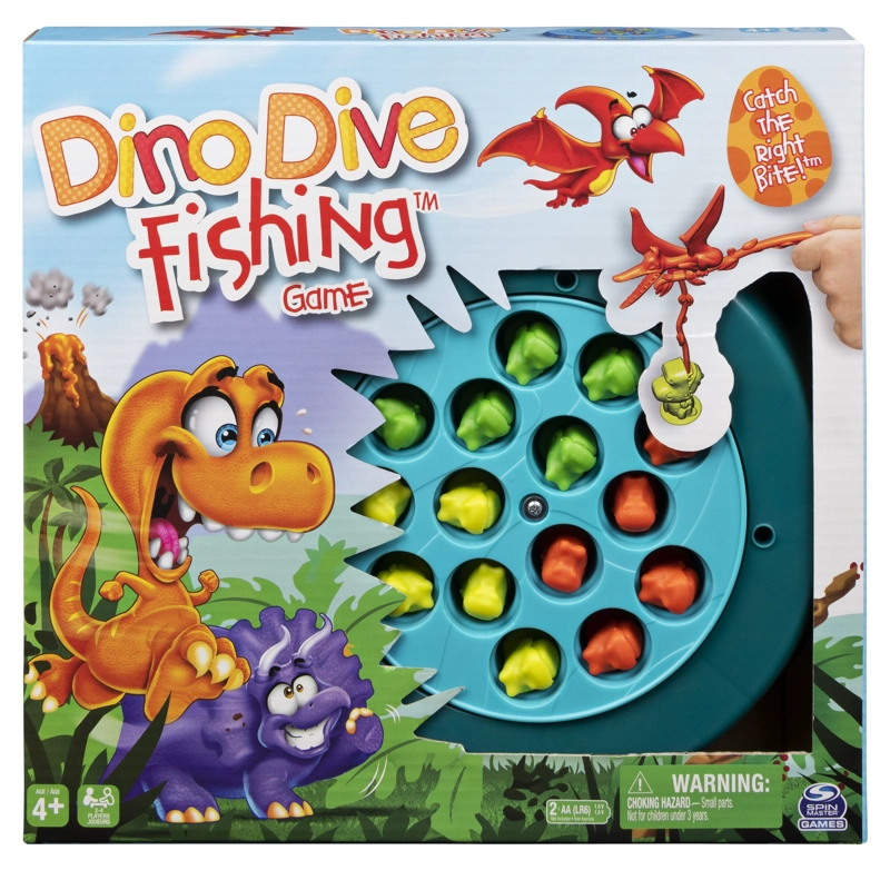 JUEGO DE PESCA MILAGROSA CON DINOSAURIOS. - 1