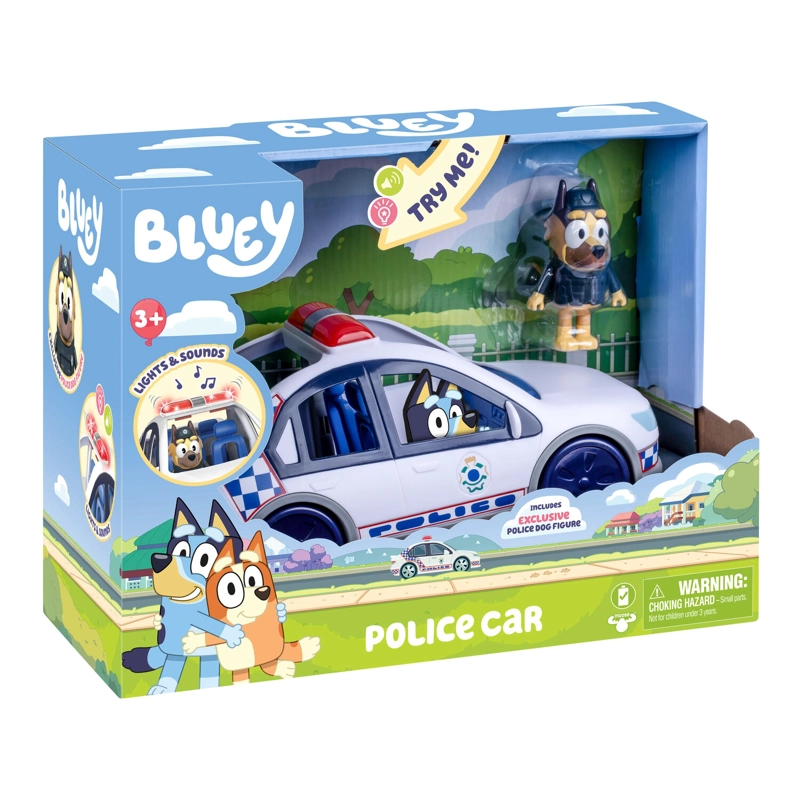 COCHE POLICIA CON LUCES Y SONIDOS DE BLUEY - 2
