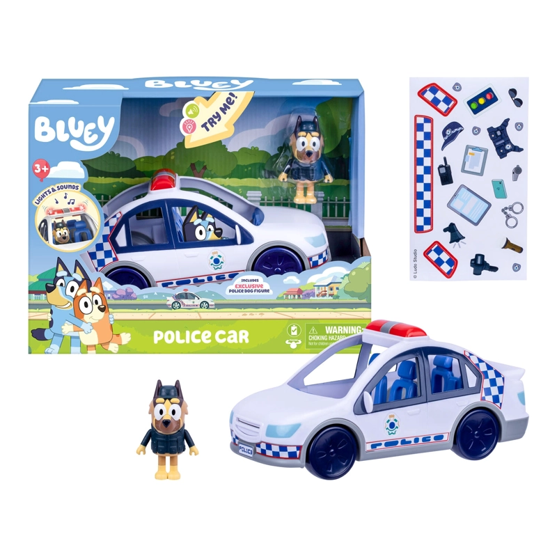 COCHE POLICIA CON LUCES Y SONIDOS DE BLUEY - 3