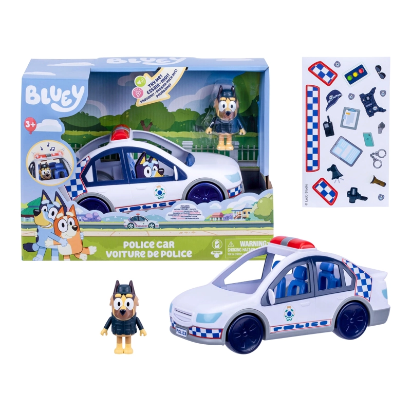 COCHE POLICIA CON LUCES Y SONIDOS DE BLUEY - 4