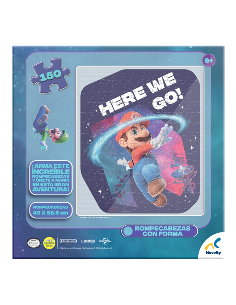 PUZZLE MINI POSTER DE 150 PIEZAS SUPER MARIO GALAXY - 4
