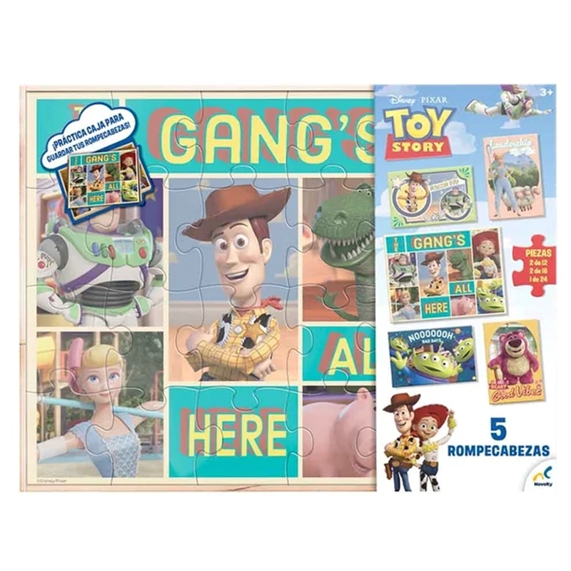 ROMPECABEZAS DE MADERA 5 EN 1 TOY STORY - 3