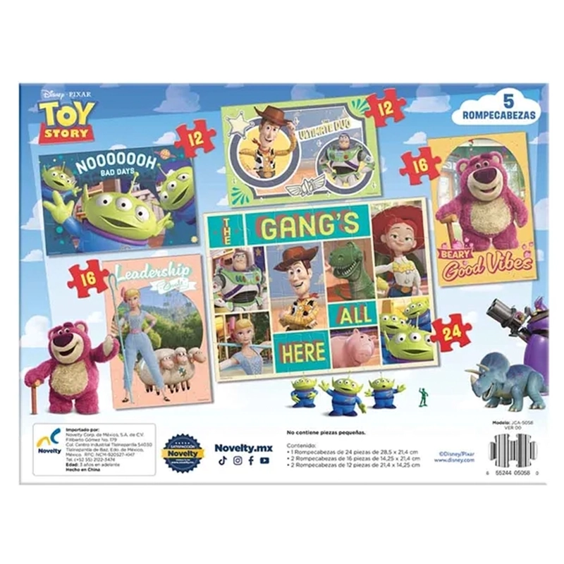 ROMPECABEZAS DE MADERA 5 EN 1 TOY STORY - 4