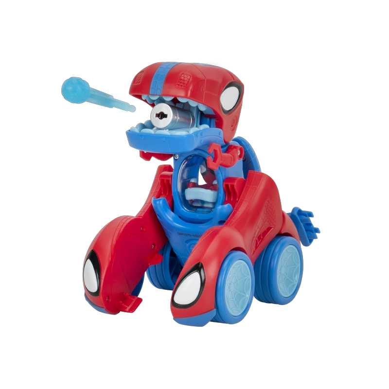VEHICULO DE 20 CM TRANSFORMABLE EN UN SPIDEY REX - 5