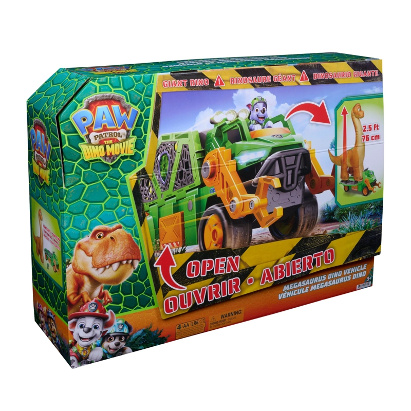 VEHICULO PAW PATROL MOVIE MEGASAURUS DINO - ORIGINAL - 1