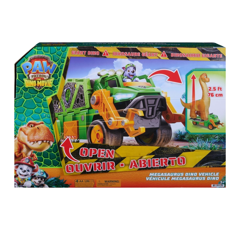VEHICULO PAW PATROL MOVIE MEGASAURUS DINO - ORIGINAL - 2