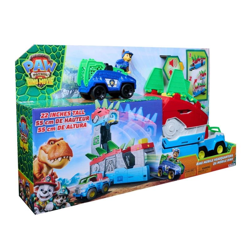 PAW PATROL CUARTEL MOVIL DINO RESCUE ORIGINAL SPIN MASTER - 1