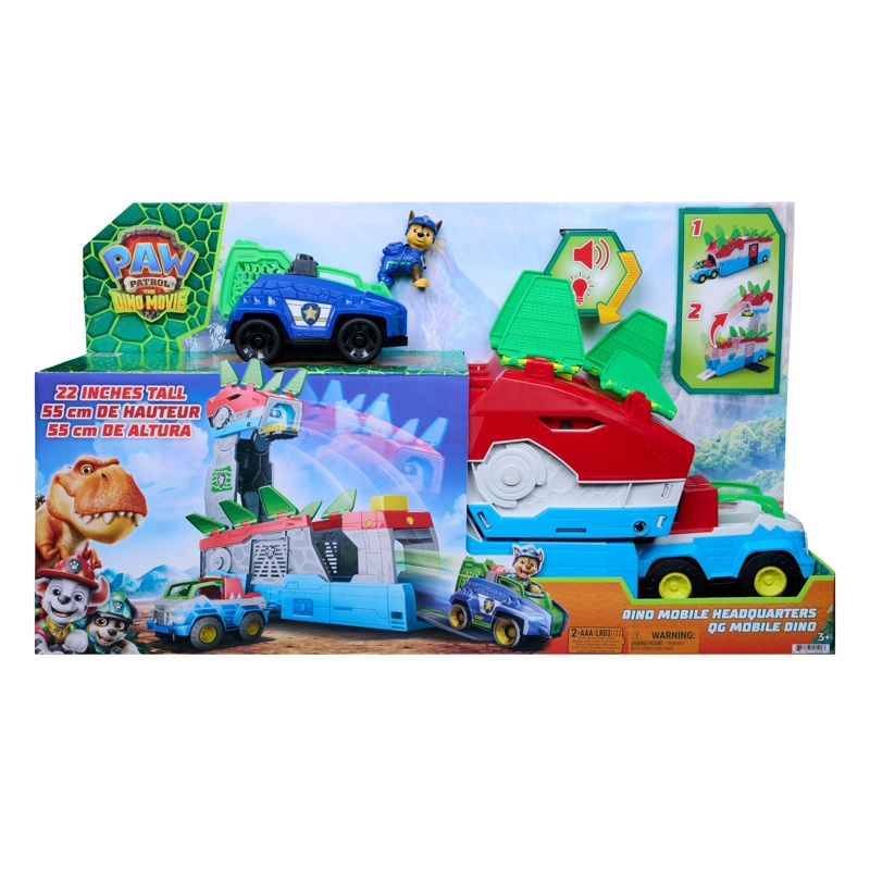 PAW PATROL CUARTEL MOVIL DINO RESCUE ORIGINAL SPIN MASTER - 2