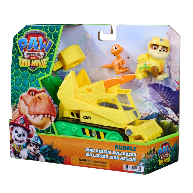 VEHICULO DE RUBBLE LA DINO PELICULA PAW PATROL - 1