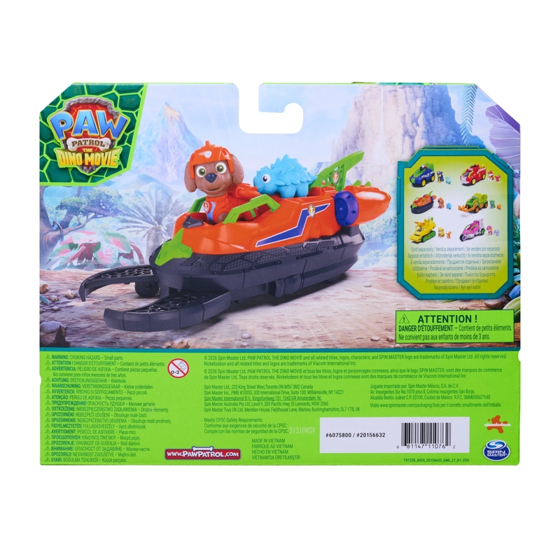 VEHICULO DE ZUMA LA DINO PELICULA PAW PATROL - 8