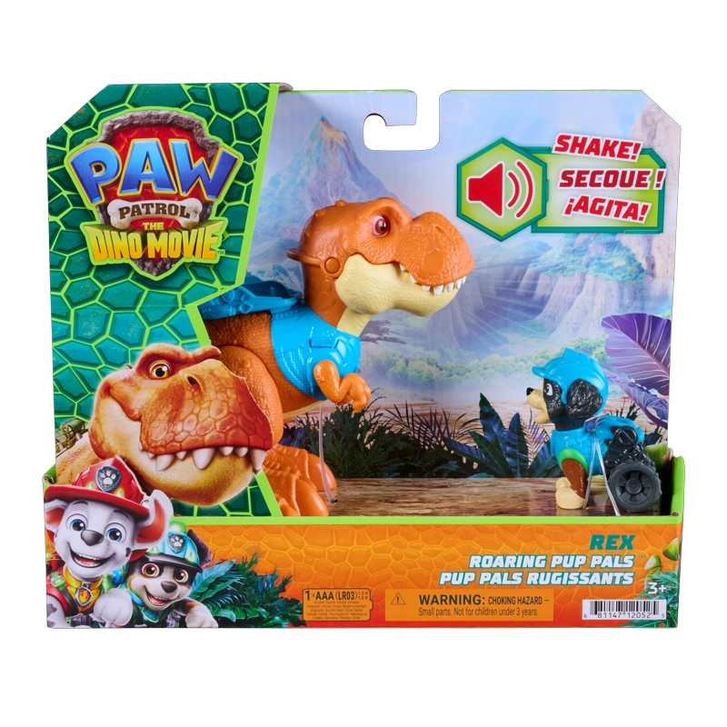 DINOSAURIO Y FIGURA REX LA DINO PELICULA PAW PATROL - 1