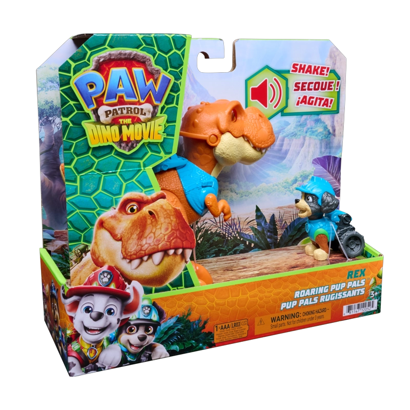 DINOSAURIO Y FIGURA REX LA DINO PELICULA PAW PATROL - 2