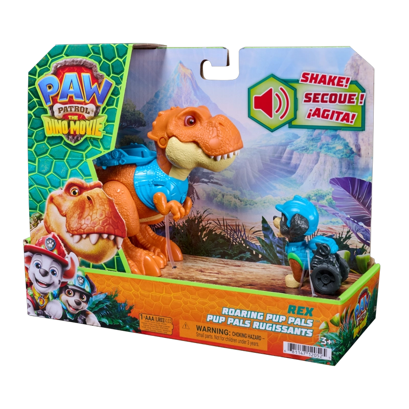DINOSAURIO Y FIGURA REX LA DINO PELICULA PAW PATROL - 3