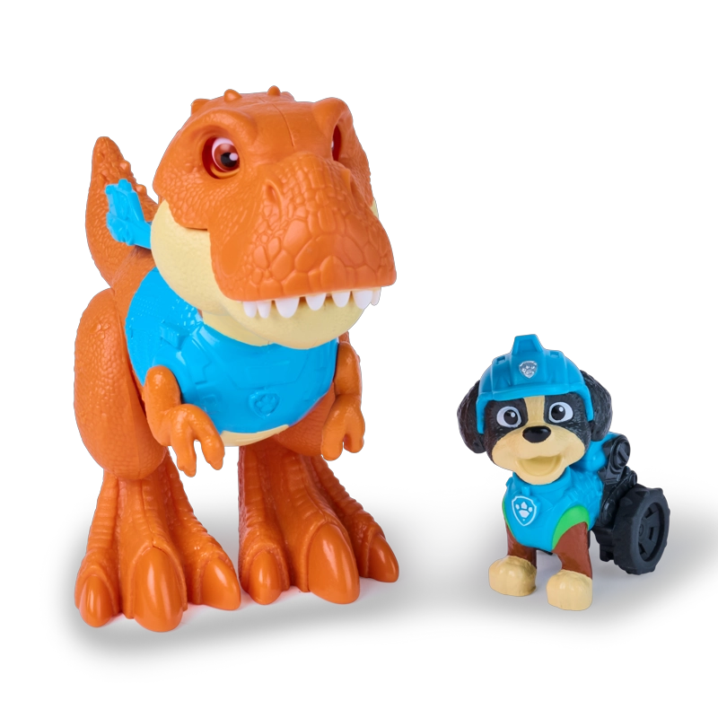 DINOSAURIO Y FIGURA REX LA DINO PELICULA PAW PATROL - 4
