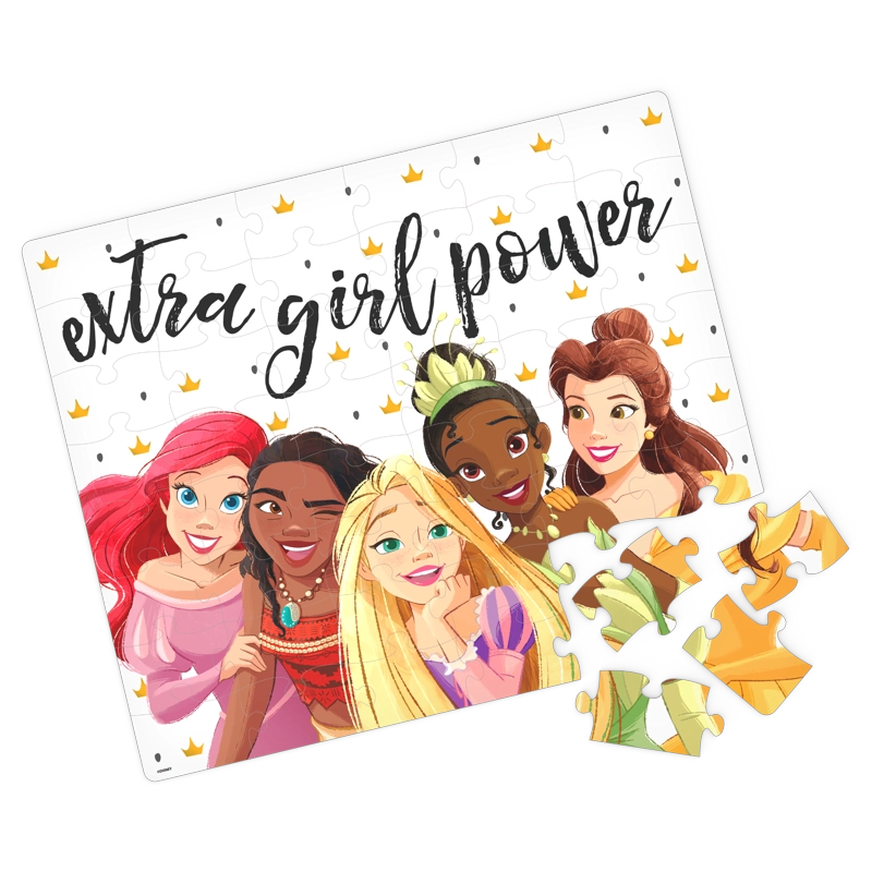 LONCHERA METALICA CON PUZZLE DE PRINCESAS DISNET - 5