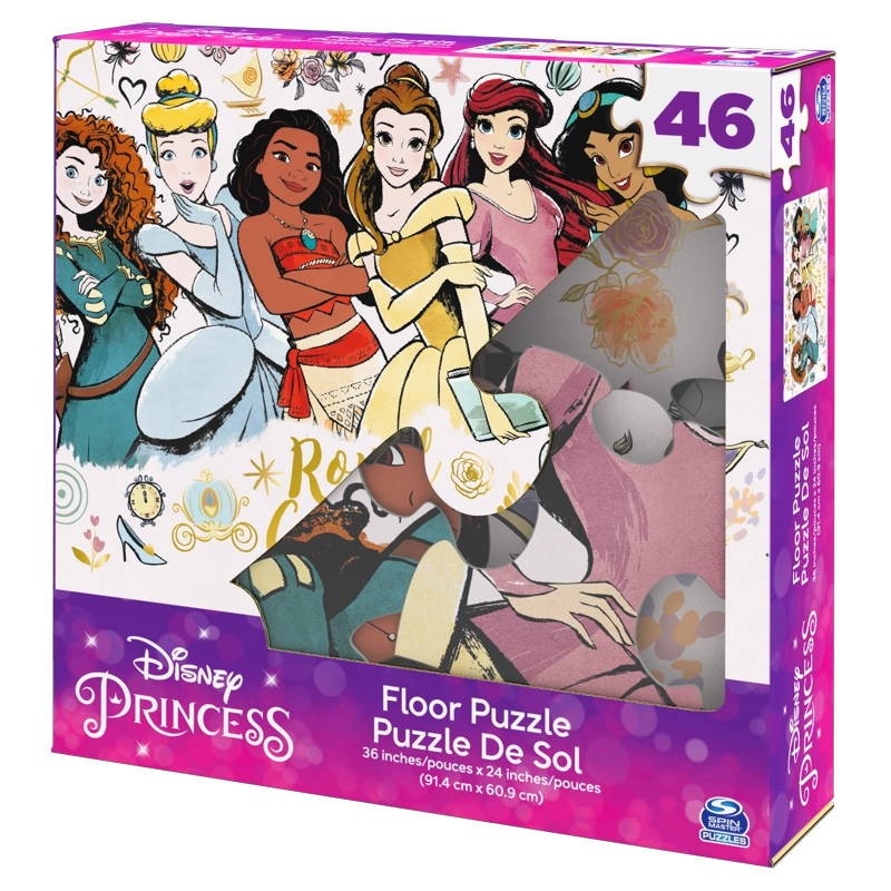 PUZZLE DE PRINCESAS DE 46 PIEZAS GRANDES DISNEY - 2