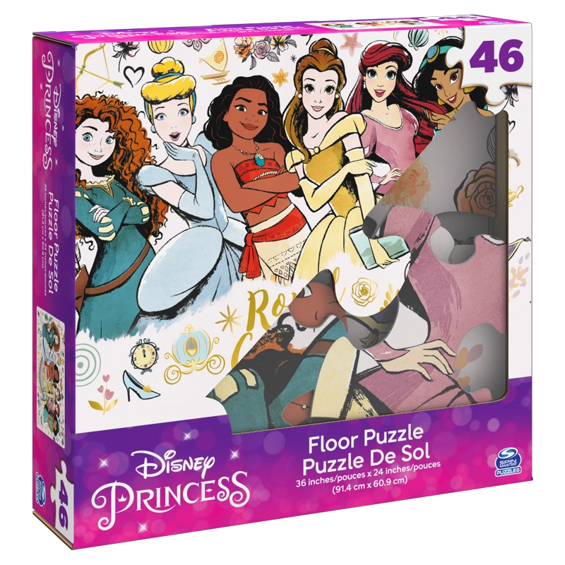 PUZZLE DE PRINCESAS DE 46 PIEZAS GRANDES DISNEY - 3