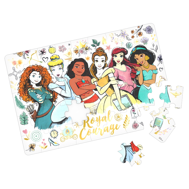 PUZZLE DE PRINCESAS DE 46 PIEZAS GRANDES DISNEY - 5
