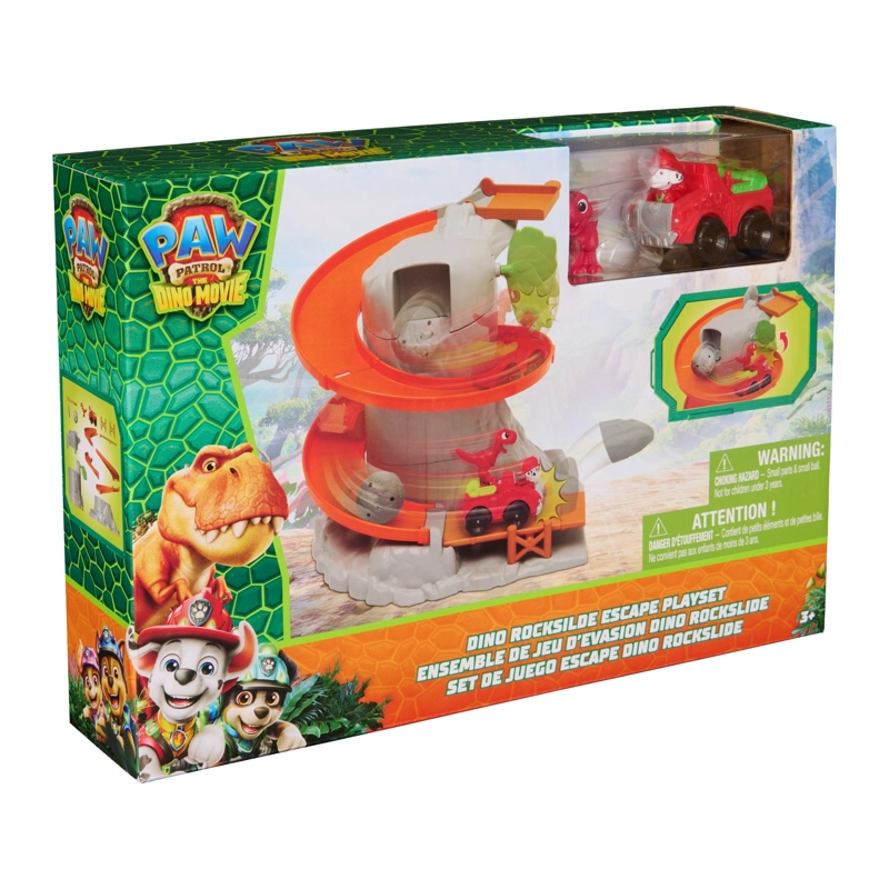 PISTA DE ROCAS Y MARSHALL LA DINO PELICULA PAW PATROL - 2