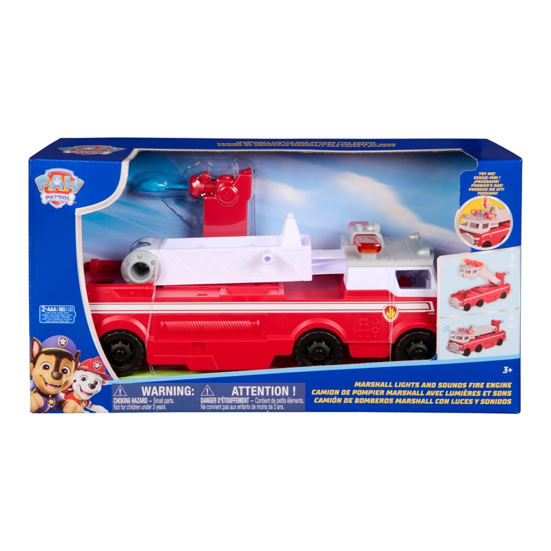 CAMION DE BOMBEROS DE MARSHALL CON LUZ Y SONIDO PAW PATROL - 1