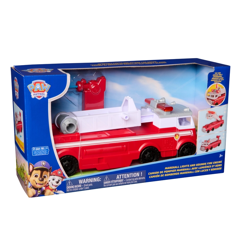 CAMION DE BOMBEROS DE MARSHALL CON LUZ Y SONIDO PAW PATROL - 2