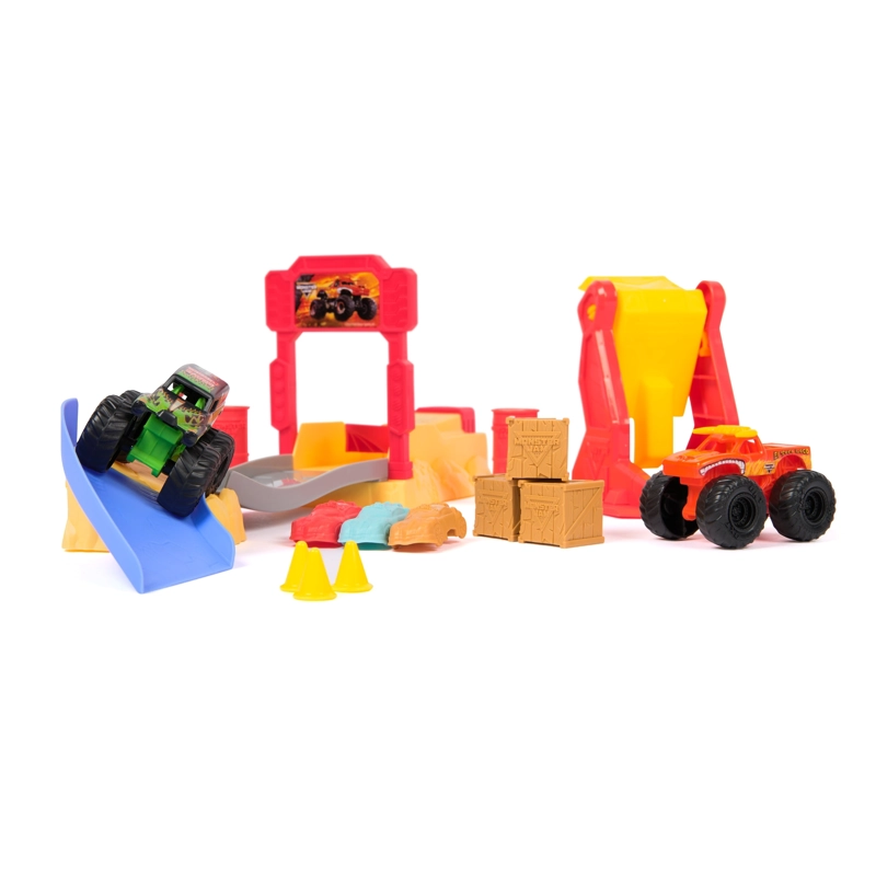 SET EL TORO LOCO Y GRAVE DIGGER LAUNCHER MONSTER JAM - 4