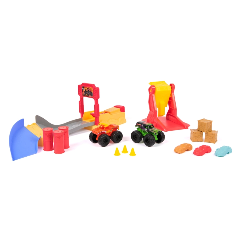 SET EL TORO LOCO Y GRAVE DIGGER LAUNCHER MONSTER JAM - 5
