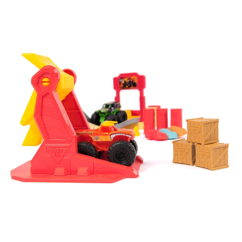 SET EL TORO LOCO Y GRAVE DIGGER LAUNCHER MONSTER JAM - 6
