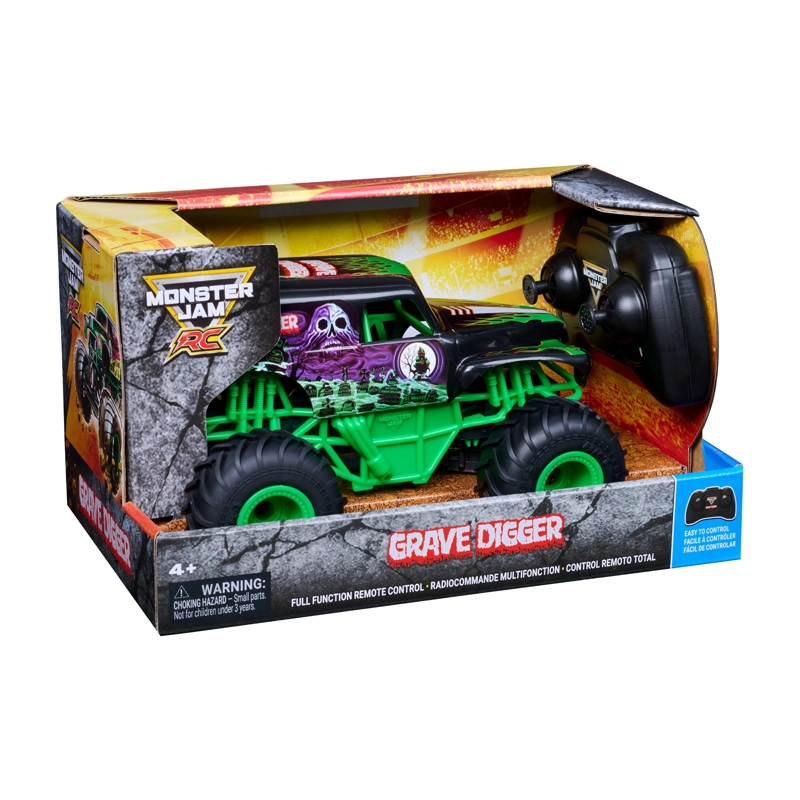 GRAVE DIGGER RADIO CONTROLADO A ESCALA 1:24 MONSTER JAM - 2