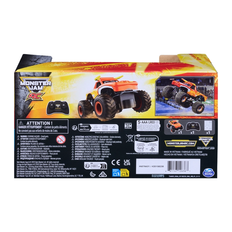 TORO LOCO RADIO CONTROLADO A ESCALA 1:24 MONSTER JAM - 2
