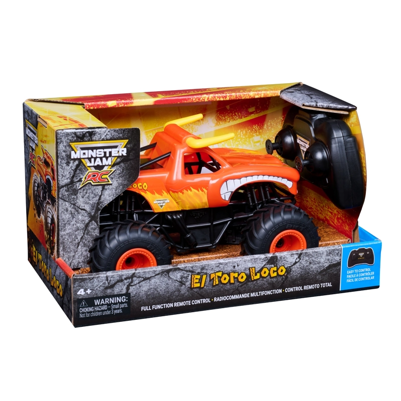 TORO LOCO RADIO CONTROLADO A ESCALA 1:24 MONSTER JAM - 3