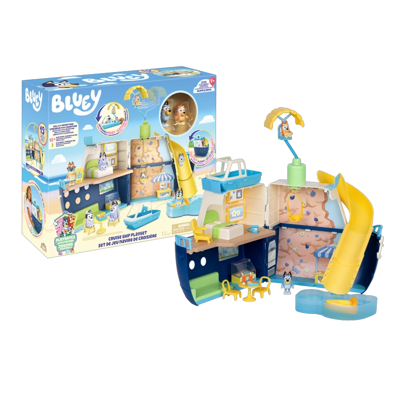 SET DE JUEGO BARCO CRUCERO CON ACCESORIOS Y FIGURAS BLUEY - 3