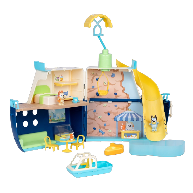 SET DE JUEGO BARCO CRUCERO CON ACCESORIOS Y FIGURAS BLUEY - 4